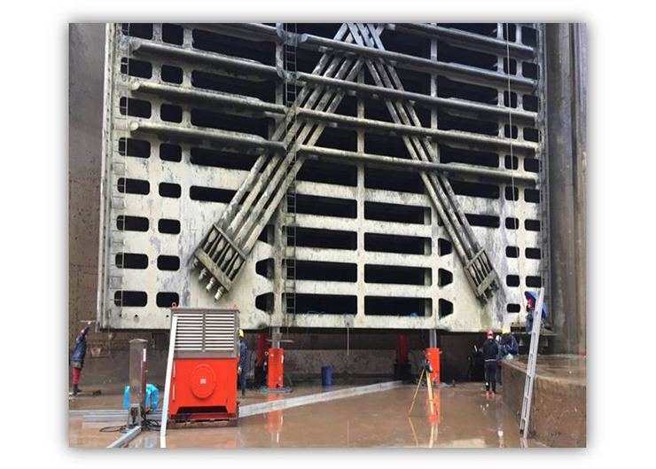 三峽南北二線提升器，提升高度175m ～185m